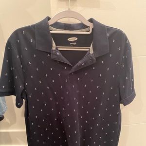Navy Blue Anchor Old Navy Polo (multiple colors for sale on my profile)